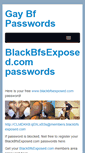 Mobile Screenshot of gaybfpasswords.com