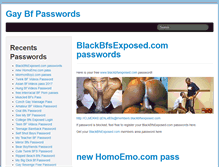 Tablet Screenshot of gaybfpasswords.com